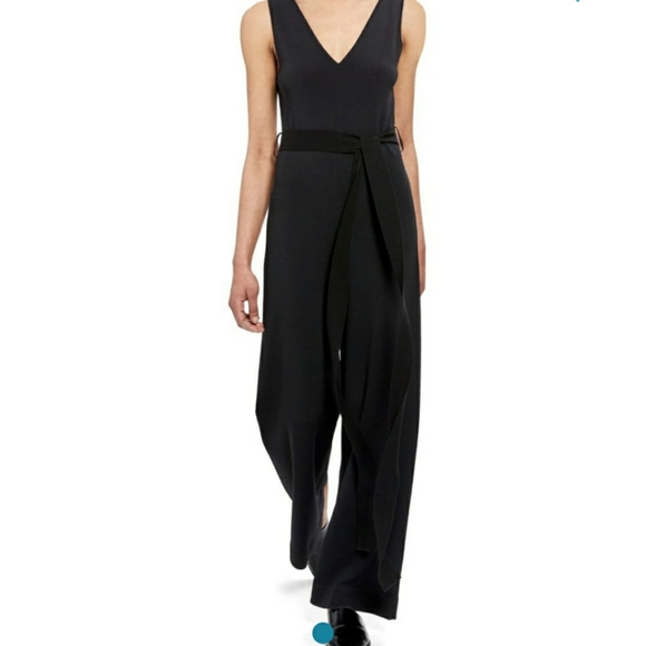 Theory Pants - NWT Theory Lustra Knit Jumpsuit black Large